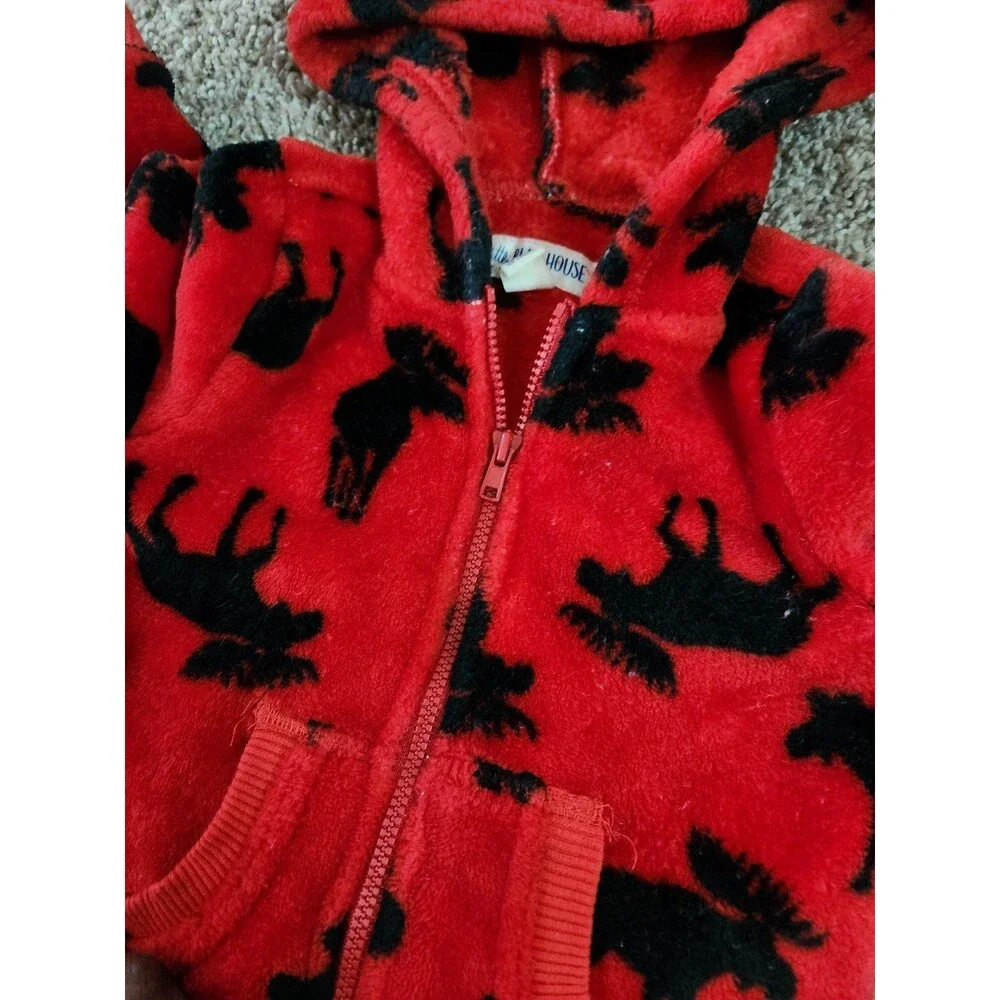 Little blue house fleece snowsuit bunting size 6-12M